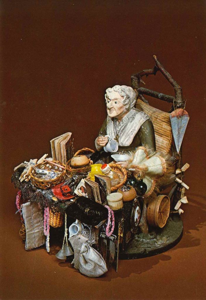 Photo of English Pedlar doll from the EC Hall Doll Collection