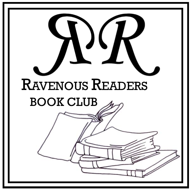Ravenous Readers book club logo