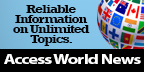 Logo for Access World News database